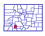 co state map, mineral county